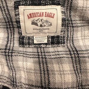 American Eagle Cropped Flannel